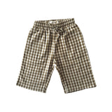 Gingham Pants - Olive