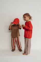 Cropped Pants - Carnival Stripe
