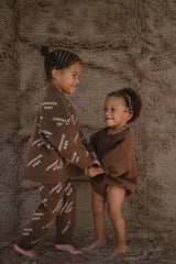 CB Logo Romper - Chocolate