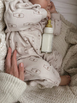 PRE ORDER French Terry Romper | Milk Bottles