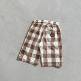 Check Pants- Cappuccino