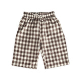 Gingham Pants - Chocolate