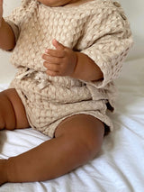 Chunky Waffle Tee | Oatmeal