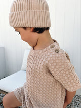 Chunky Waffle Tee | Oatmeal