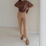 RIBBED PANTS | PECAN (WOMEN'S)