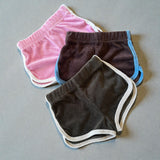 Terry Shorts- Chocolate + Sky