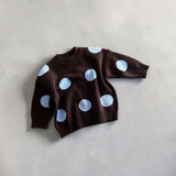 Dot Pullover- Mud + Storm