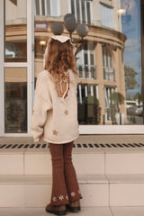Chunky Knit Pullover - Natural Scoop Back