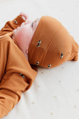 Jamie Kay Modal Knot Beanie - Zoomie Bears Ginger