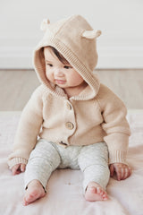 Jamie Kay Jack Cardigan | Oatmeal Marle