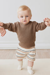 Jamie Kay Pima Cotton Jalen Short | Hudson Stripe