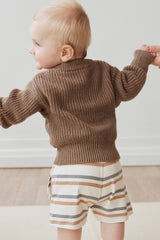Jamie Kay Pima Cotton Jalen Short | Hudson Stripe