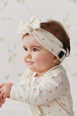 Jamie Kay Fine Rib Headband | Simple Flowers Egret
