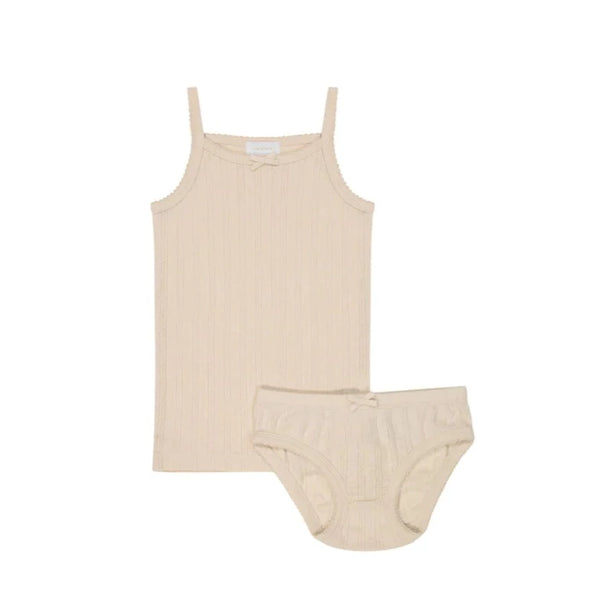 Jamie Kay Organic Cotton Pointelle Underwear Set | Berry Cloud