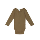 Jamie Kay Modal Long Sleeve Bodysuit | Creme Caramel