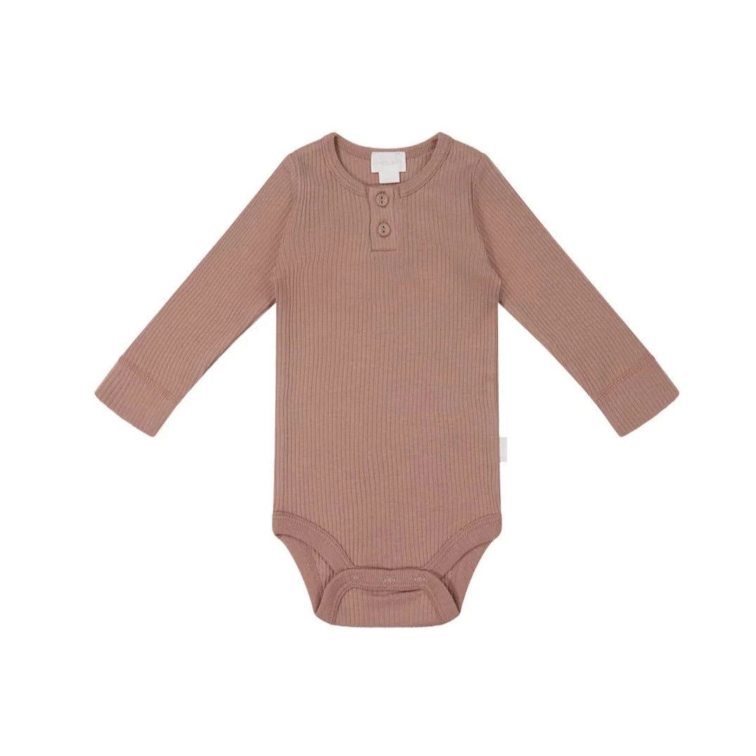 Jamie Kay Modal Long Sleeve Bodysuit Powder Lupa and Sol
