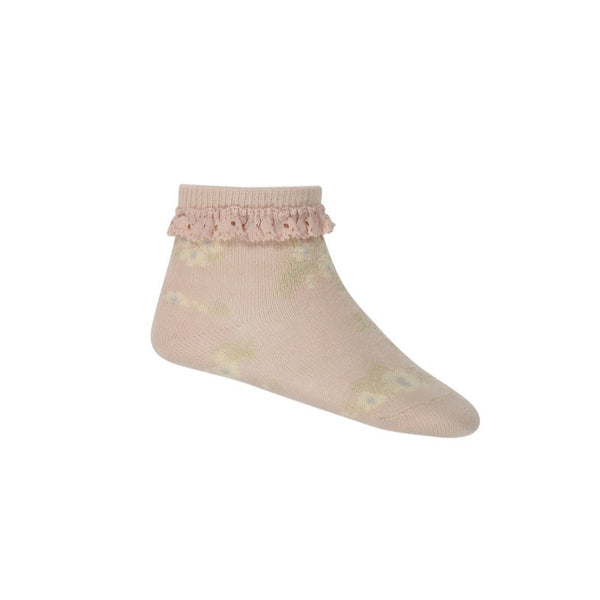 Jamie Kay Jacquard Floral Sock | Petite Fleur Pillow