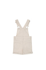 Jamie Kay Chase Cord Short Overalls | Powder Pink/Egret