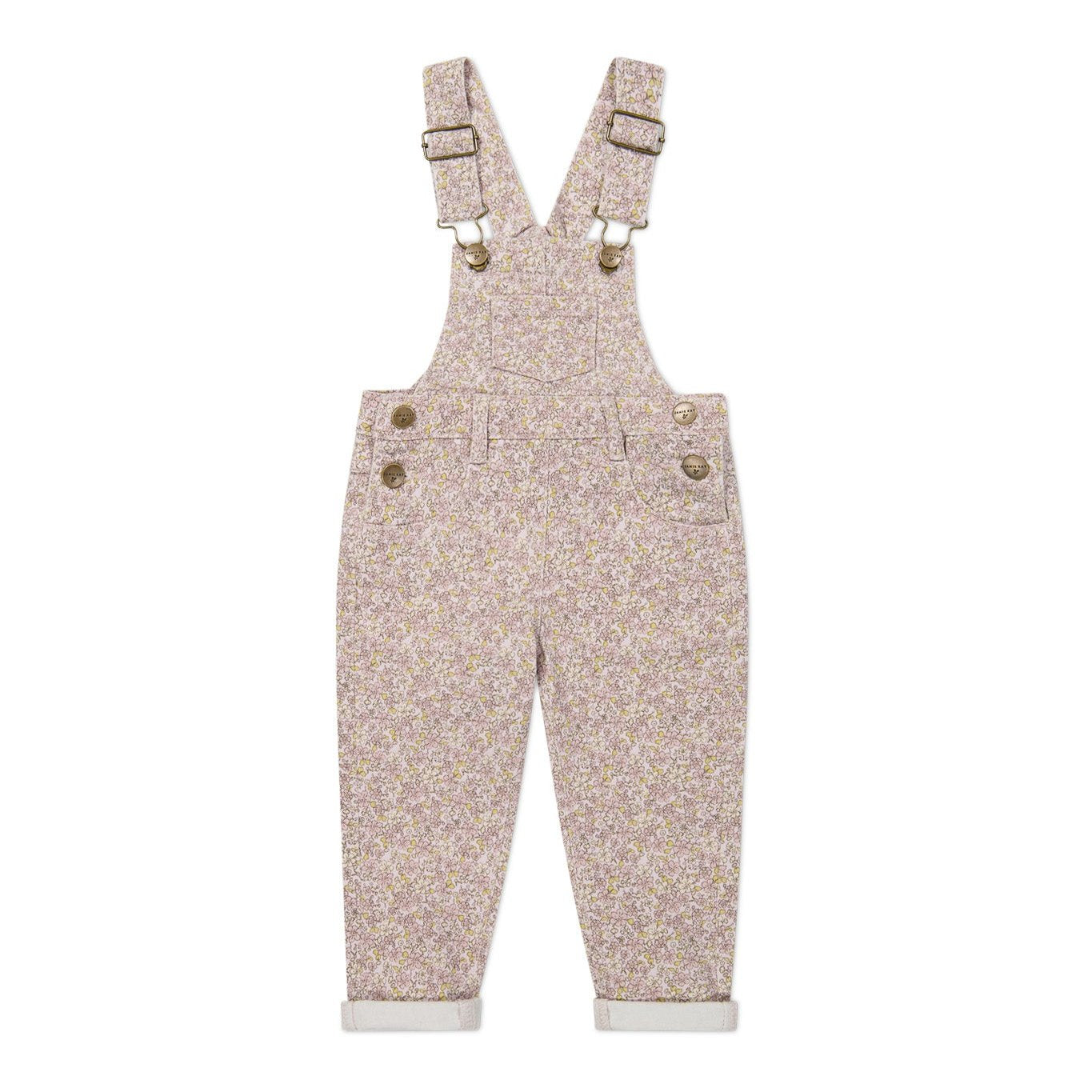 Jamie Kay - Chase Cotton Twill Short Overalls - Gingham