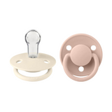 BIBS De Lux | Silicone - One Size - Ivory/Blush 0-3 years