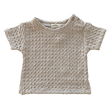 Chunky Waffle Tee | Oatmeal