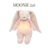 MOONIE 2.0 ROSE - ORGANIC HUMMING BUNNY WITH A LAMP
