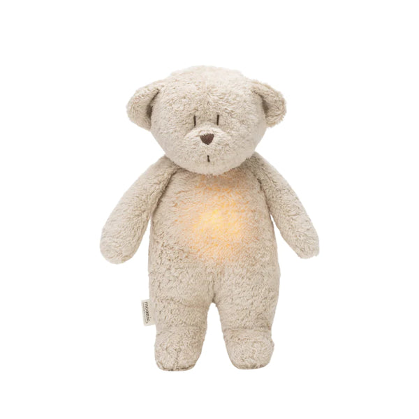 PRE ORDER Organic Humming Bear with Lamp | Sand Natural