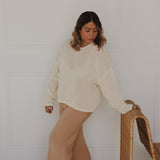 CROPPED PULLOVER | CREAM (WOMEN'S)