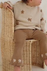 Chunky Knit Pullover - Natural Scoop Back