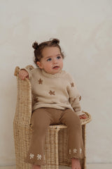 Chunky Knit Pullover - Natural Scoop Back