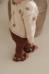 Chunky Knit Pullover - Natural Scoop Back
