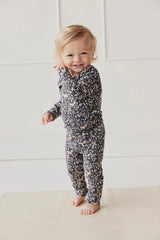 Jamie Kay Organic Cotton Modal Atlas Pyjama Set Long Sleeve - Deer Berries Ink