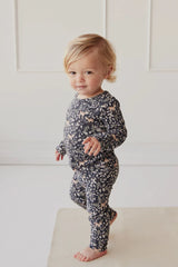 Jamie Kay Organic Cotton Modal Atlas Pyjama Set Long Sleeve - Deer Berries Ink