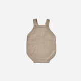 Quincy Mae Tatum Romper | Heathered Oat