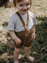 Silly Silas Shorty Tights- Acorn Brown