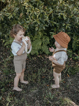 Silly Silas Shorty Tights- Acorn Brown