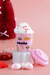 Santa’s Little Sipper in Pink - 120ml (Straw Included)