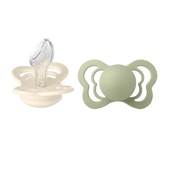 BIBS Couture Dummies- Silicone | Ivory/Sage