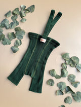 Silly Silas Shorty Tights- Dark Forest Green