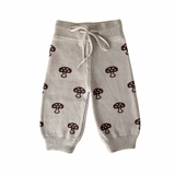 Mushroom Pants | Choc + Dark Beige