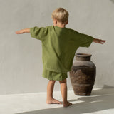 Illoura Thin Knit Tee | Olive