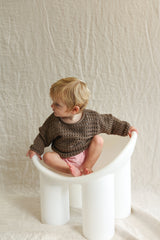 Grown Summer Open Knit Pull Over - Mud