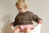 Grown Summer Open Knit Pull Over - Mud