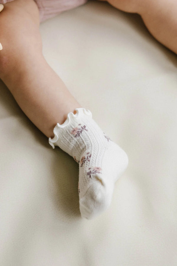 Jamie Kay Alison Ankle Socks | Egret