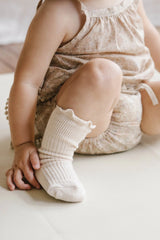 Jamie Kay Natalie Frill Knee High Socks | Misty Pink