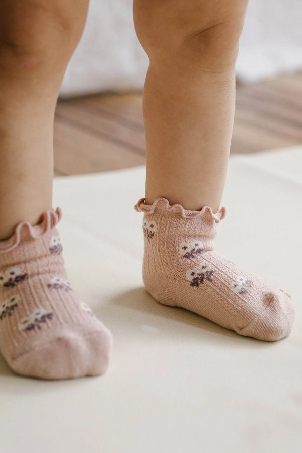 Jamie Kay Alison Ankle Socks | Dusky Rose