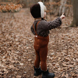 Teddy Warmy Tights Footed | Cinnamon