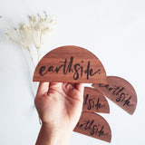 Semi Circle Earthside Plaque