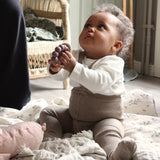 Silly Silas Footed Tights- Peanut Blend