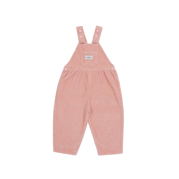 Goldie and Ace Sammy Corduroy Overalls | Peach